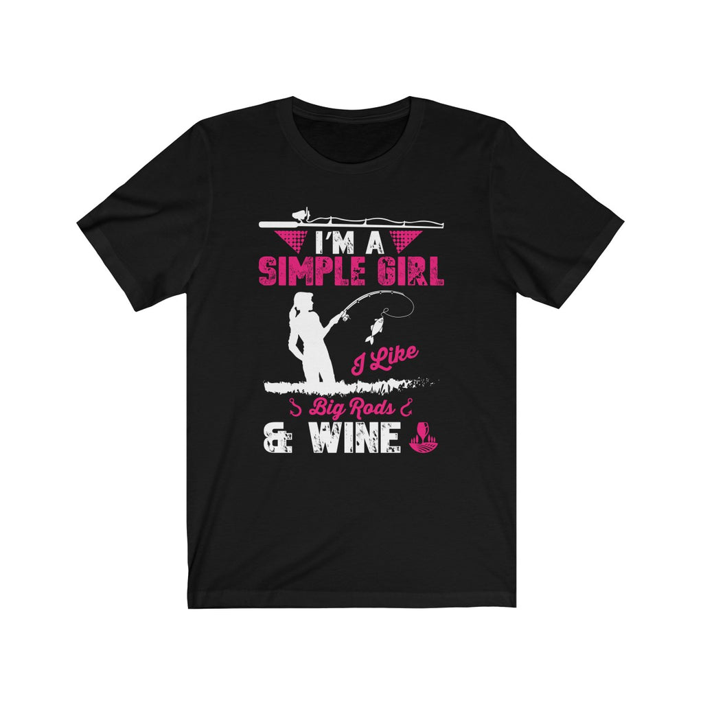 Simple Girl And Wine